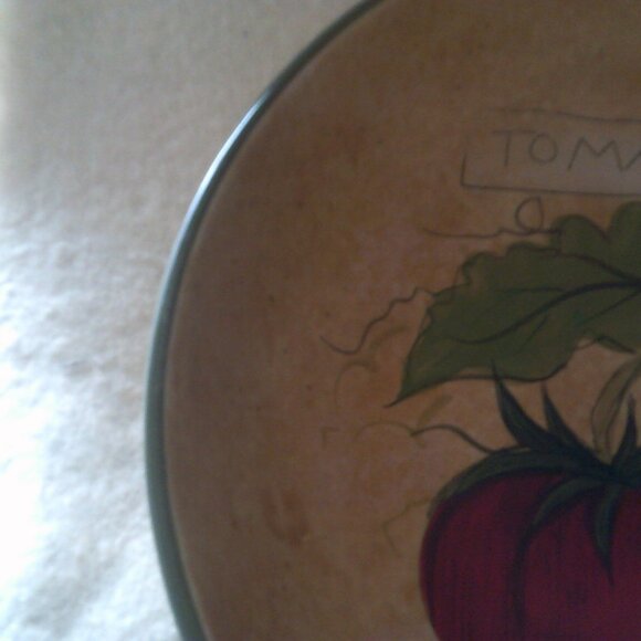 Certified International Susan Winget 13" Serving Bowl ~ Tomato Large Beautiful - Picture 4 of 9